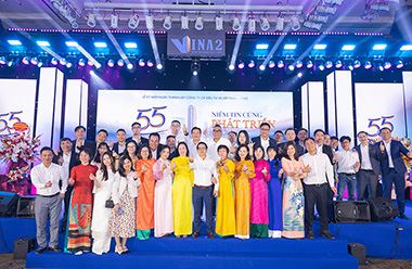 Lễ kỷ niệm 55 năm thành lập Công ty cổ phần Đầu tư và Xây dựng VINA2 (01/4/1970 - 01/4/2025)