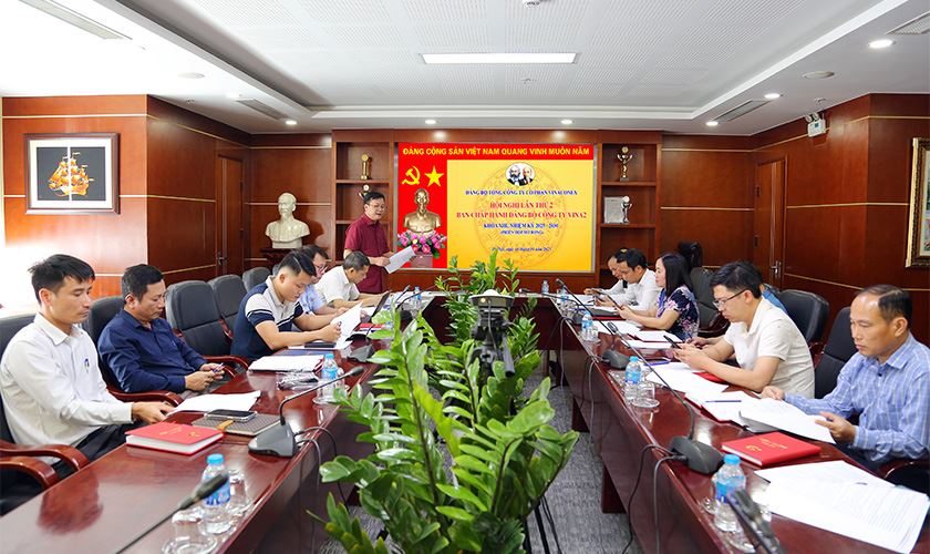 Đảng bộ VINA2 tổ chức Hội nghị Ban chấp hành Công ty lần thứ 2, khóa XIII