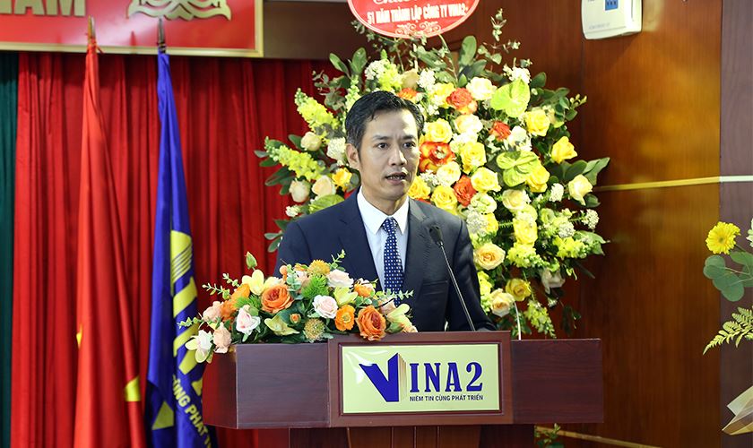 Ông Nguyễn Việt Cường - TGĐ phát biểu tại buổi lễ