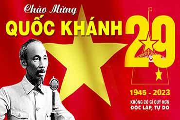 VINA2 thông báo lịch nghỉ lễ Quốc Khánh 02/09/2024