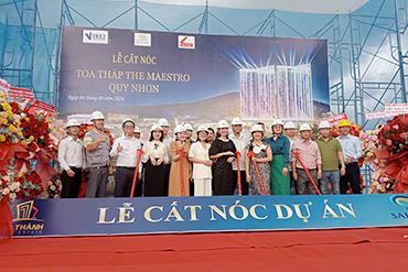 VINA2 triển khai khởi công và cất nóc nhiều dự án, công trình trọng điểm trong tháng 9/2024