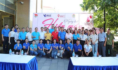 Ngày hội hiến máu VINA2 - 2025: Trao giọt máu hồng – Gieo hy vọng sống