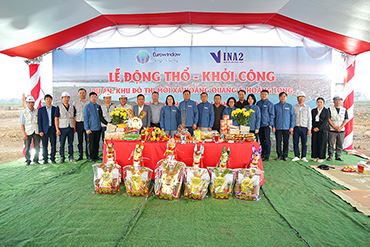 VINA2 tổ chức Động thổ - Khởi công nhiều dự án, công trình lớn ở Thanh Hóa