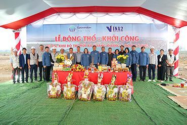 VINA2 tổ chức Động thổ - Khởi công nhiều dự án, công trình lớn ở Thanh Hóa