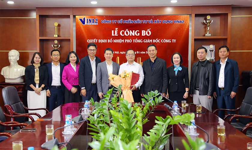 Lễ công bố quyết định bổ nhiệm Phó Tổng Giám đốc Nguyễn Lô Giang